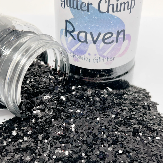 Glitter Chimp Raven - Chunky Glitter