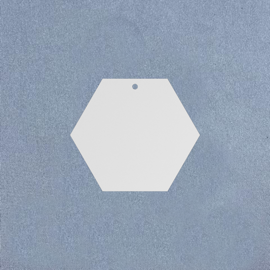 Hexagon Blank Sublimation Shape - 3 Inch