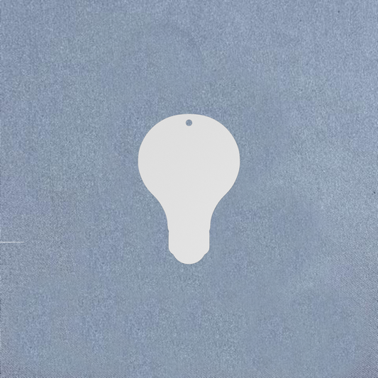 Light Bulb Blank Sublimation Shape - 3 Inch