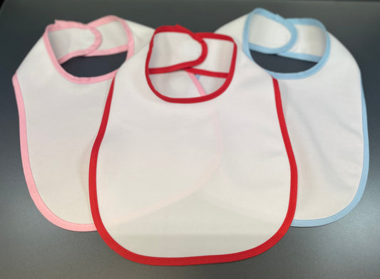 Sublimatable Polyester Bib with Trim