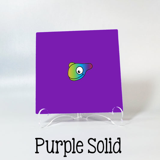 Purple Solid Color Acrylic Sheets - Multiple Sizes