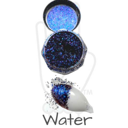 Water Premium Color-shift Multi-chromatic Chameleon Pigment Flakes - The Elements Edition