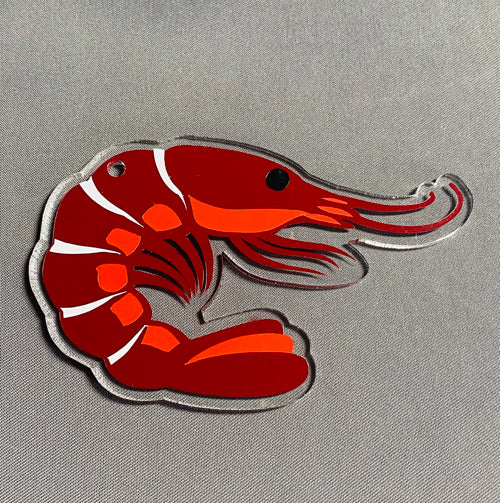 Shrimp Blank Acrylic Shape - 2 Inch