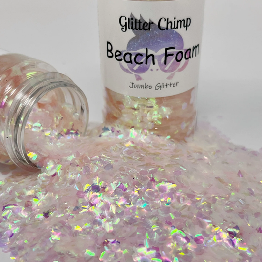 Glitter Chimp Beach Foam - Jumbo Rainbow Glitter