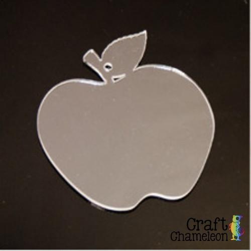 Apple Blank Acrylic Shape - 3 Inch - Set of 5