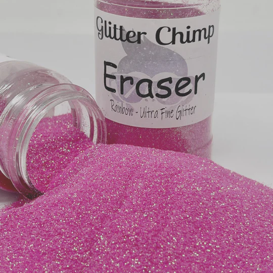 Glitter Chimp Eraser - Ultra Fine Rainbow Glitter