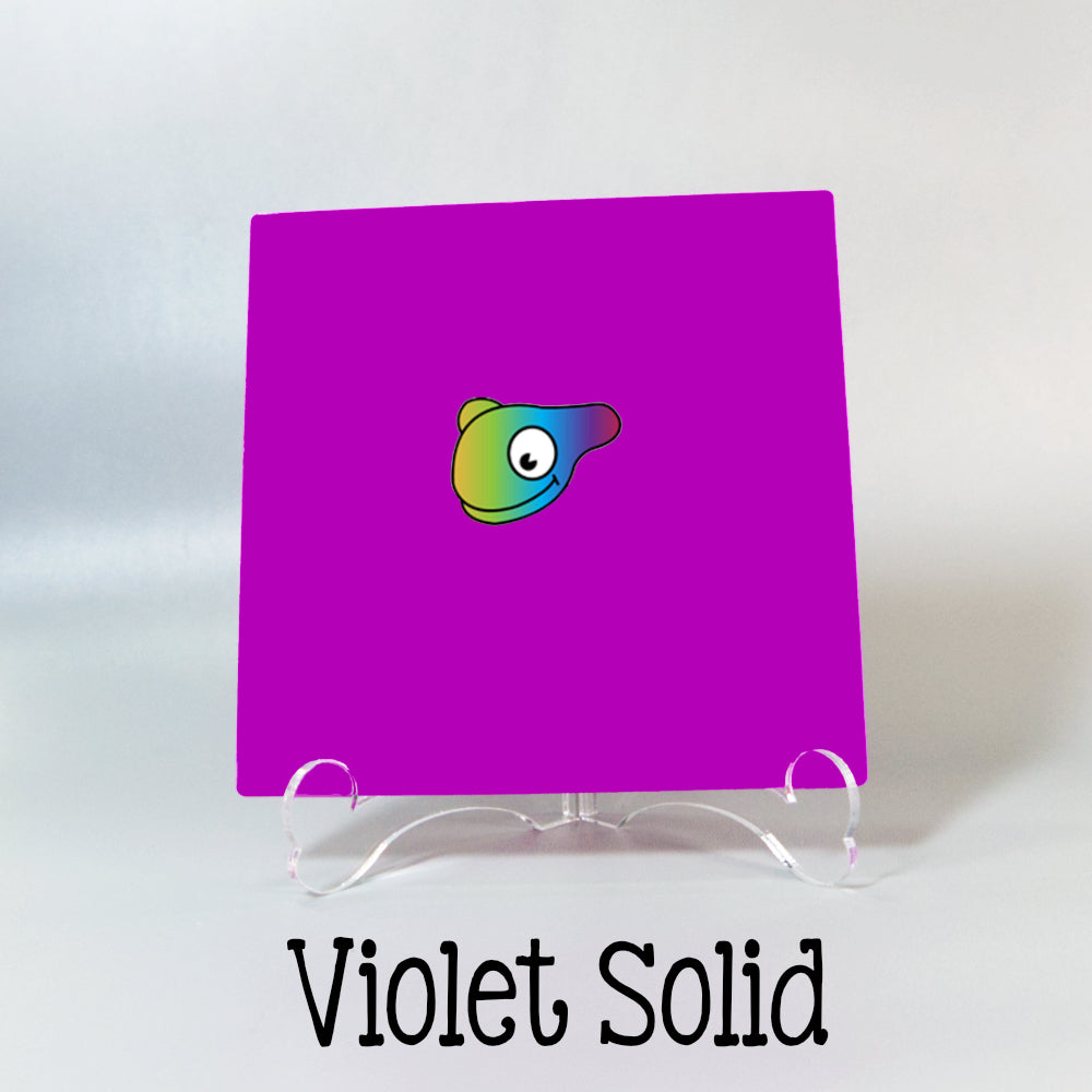 Violet Solid Color Acrylic Sheets - Multiple Sizes