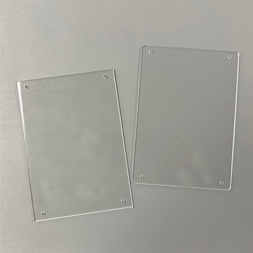 Rectangle Blank Acrylic Shape - 5.5 x 7.5 Inch - Rounded or Square Corners