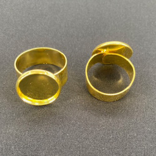 Adjustable Bezel Ring - Set of 5 or Individually