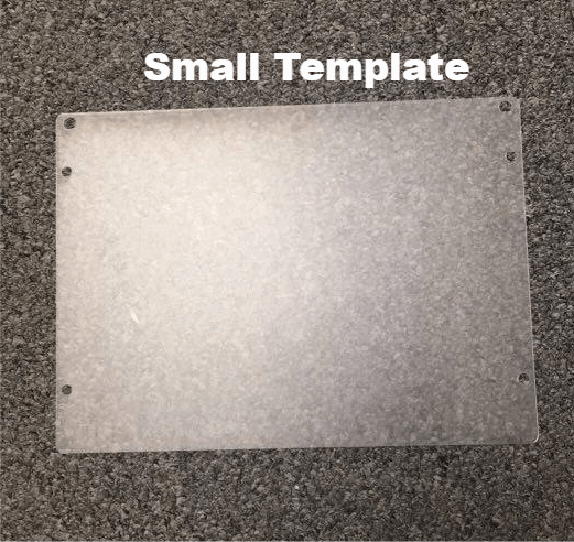 Small Blank - Plastic Template for Etching