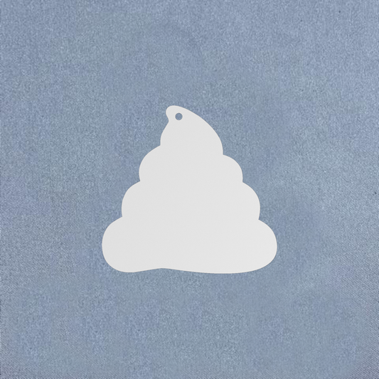Emoji Poo Blank Sublimation Shape - 3 Inch