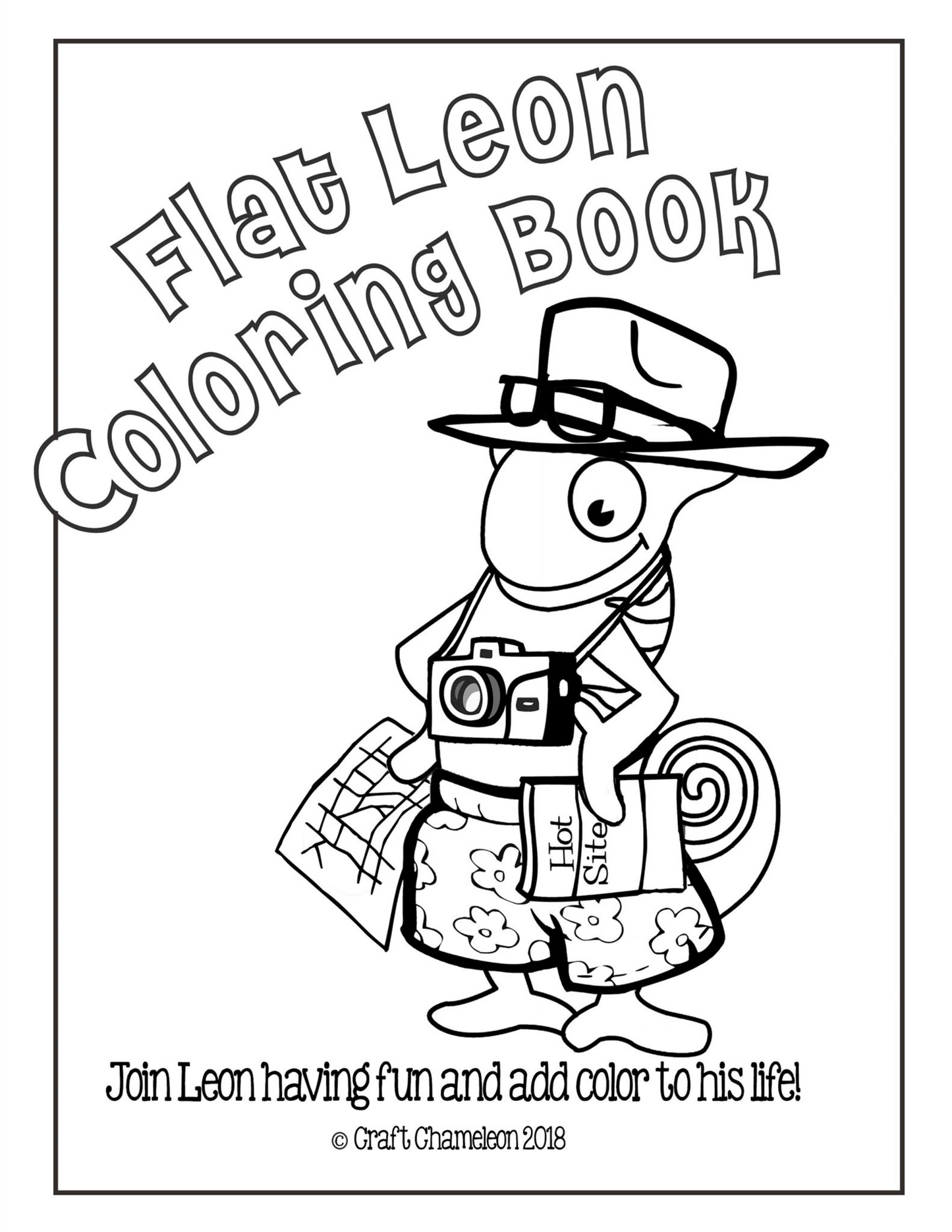 Leon Printable Coloring Book