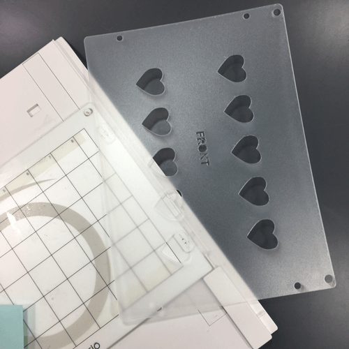 Heart - Plastic Template for Etching - 1 Inch