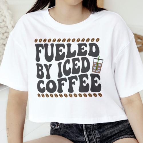 Fueled by Iced Coffee Digital Design - SVG