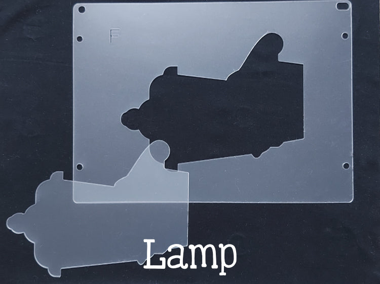 Light Base Shapes - Plastic Template for Etching - Multiple Styles
