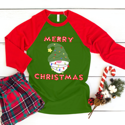 Merry Christmas Gnome Digital Design - SVG