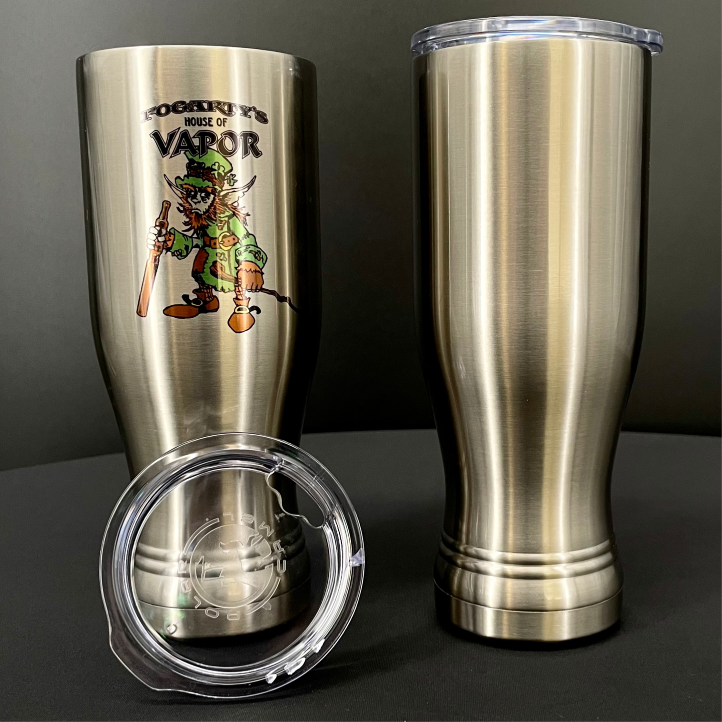 20 oz Sublimatable Stainless Steel Pilsner with Lid