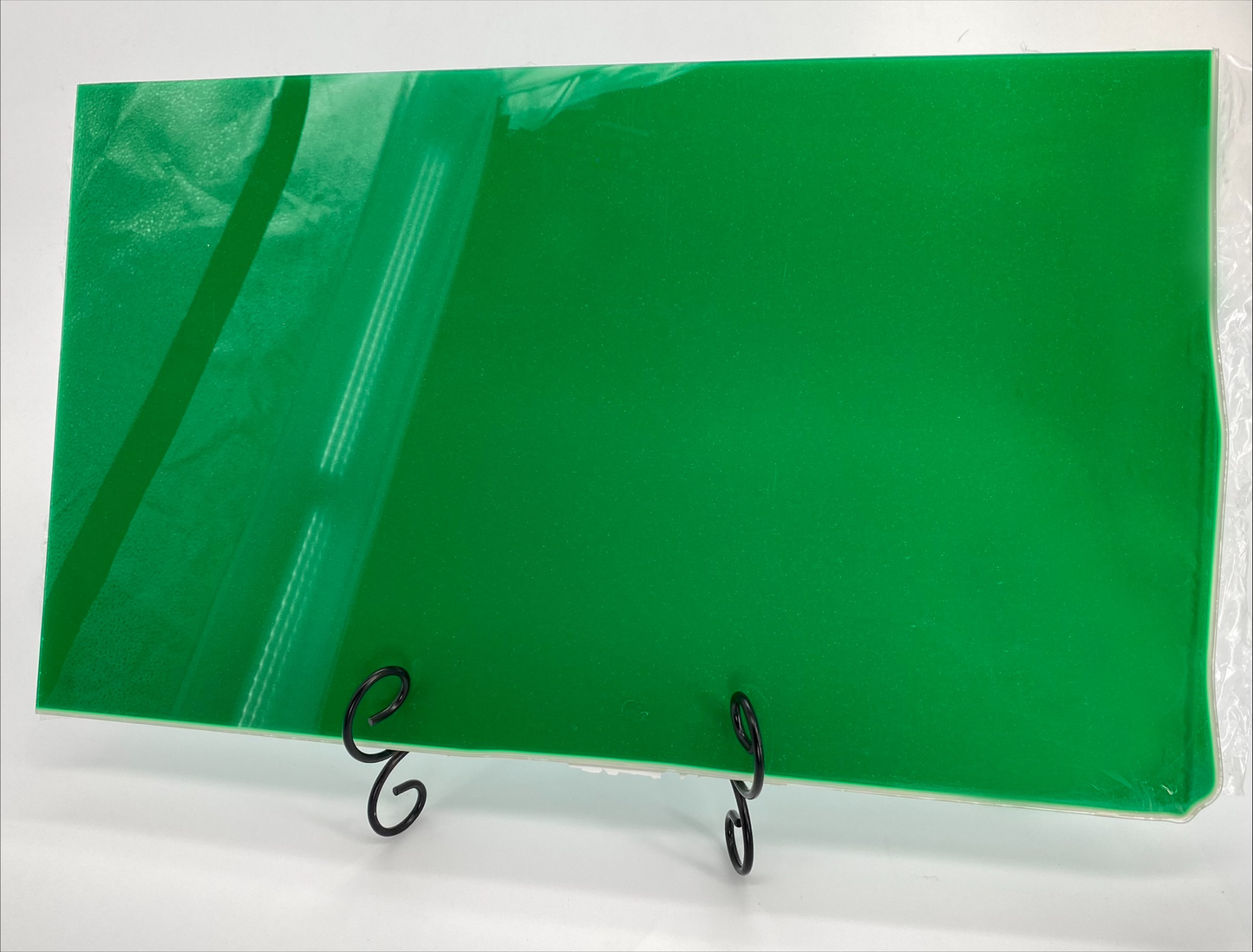 Shamrock Green Glitter 1 Side Color Acrylic Sheets - Multiple Sizes