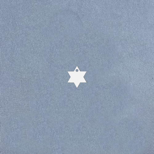 Star of David Blank Acrylic Shape - 1/2 Inch - Set of 10