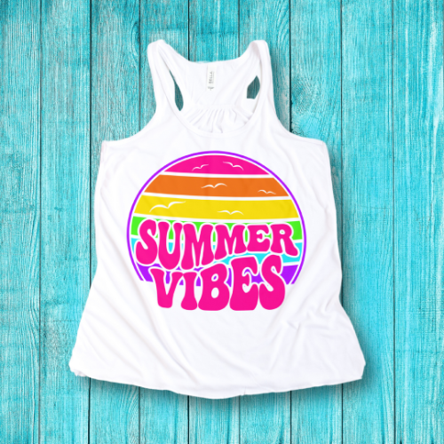 Summer Vibes Digital Design - SVG