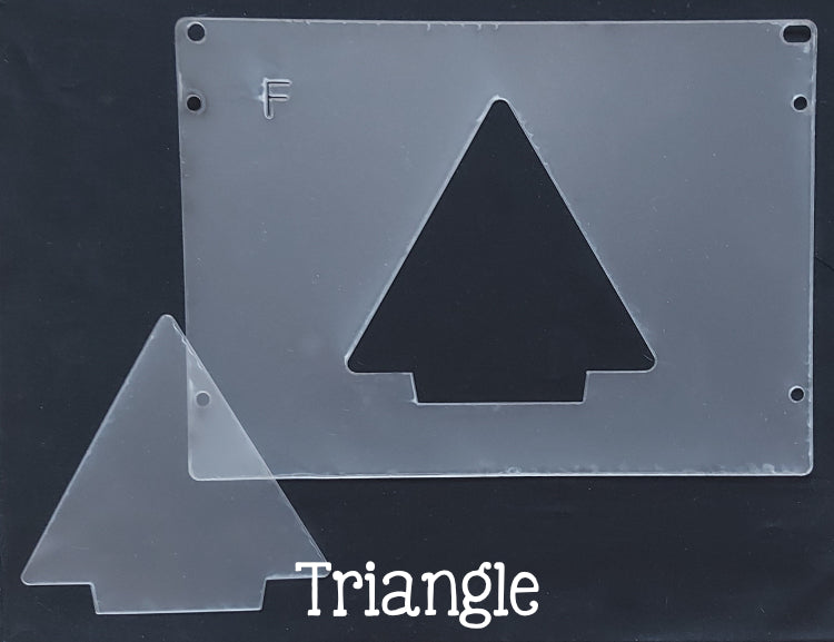 Light Base Shapes - Plastic Template for Etching - Multiple Styles