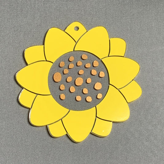 Sunflower Blank Acrylic Shape - 3 Inch