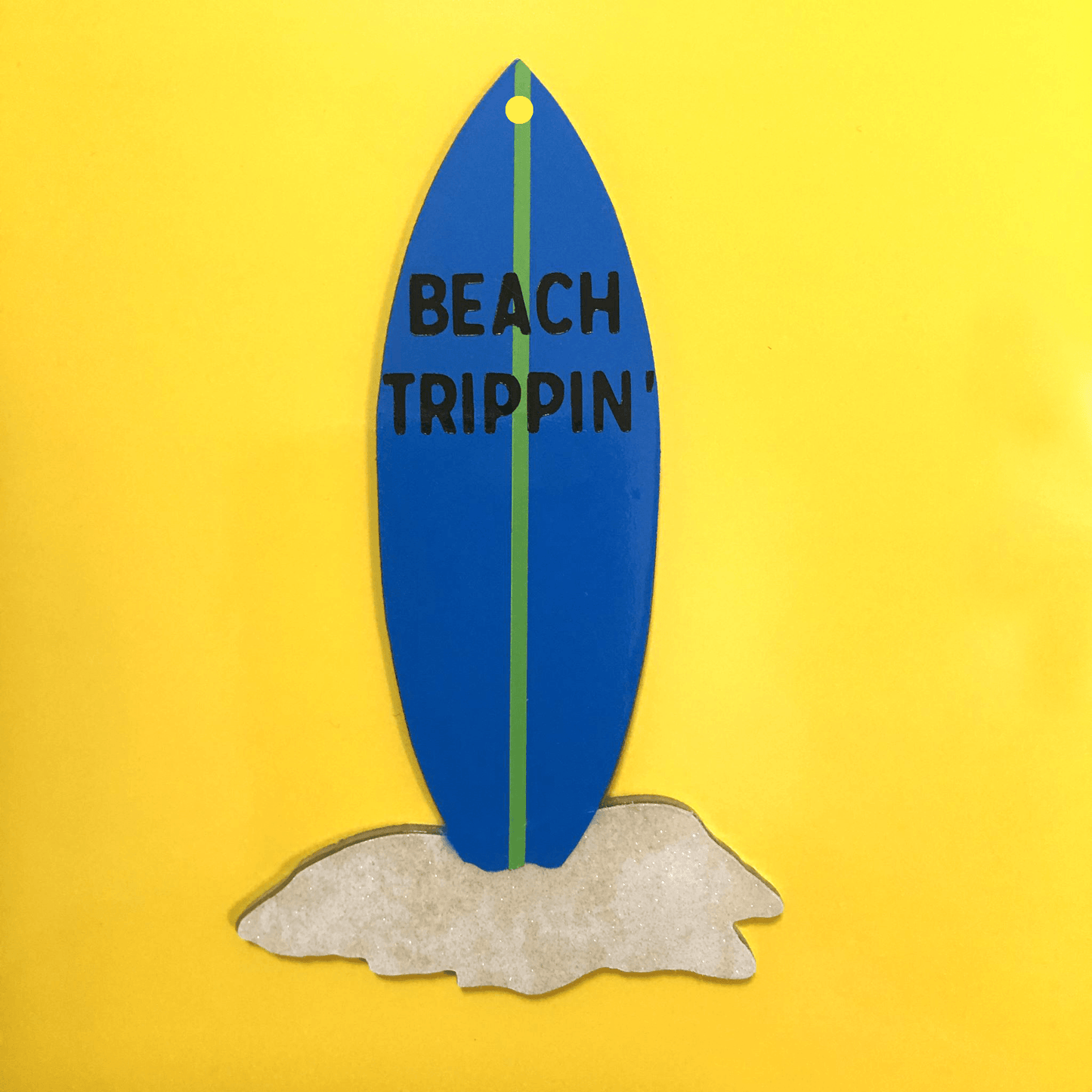 Surfboard in Sand Blank Acrylic Shape - 3 Inch