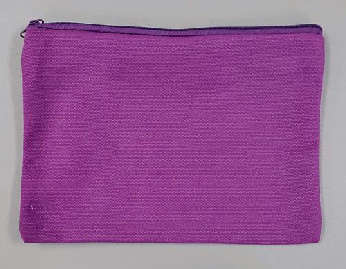 Cotton Canvas Zipper Bag - Set of 5