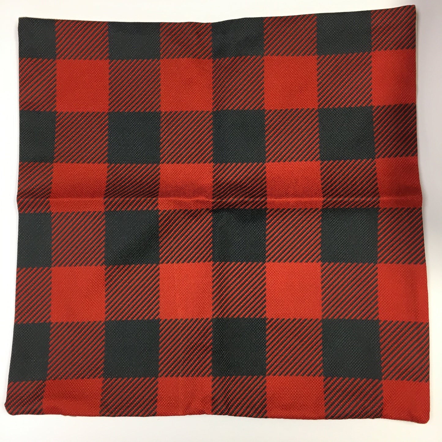 Buffalo Plaid Polyester Pillow Covers - 18" x 18"