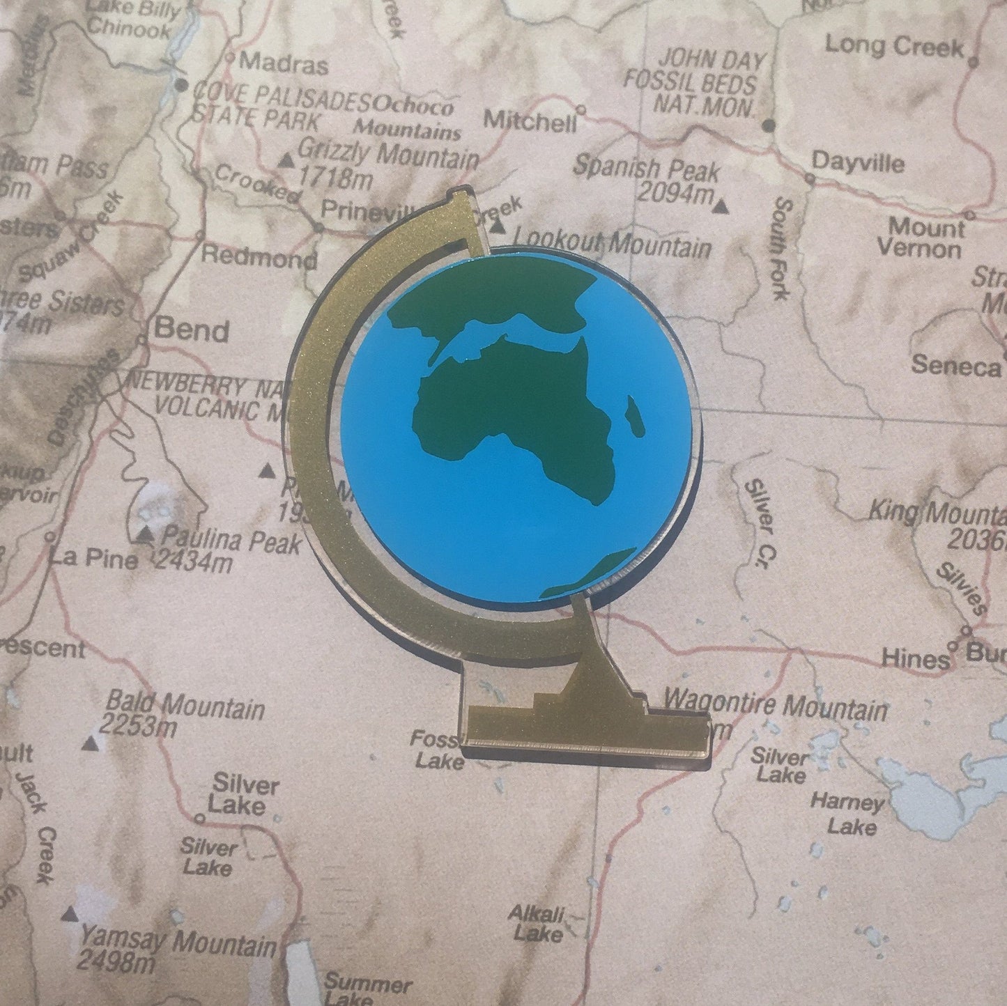 Globe Blank Acrylic Shape - 3 Inch