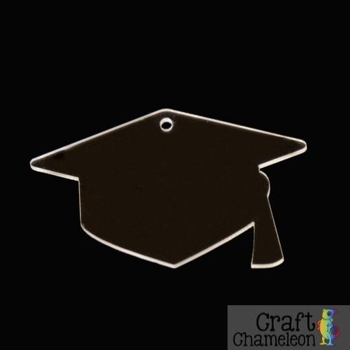 Graduation Hat Blank Acrylic Shape - Charm - Set of 10