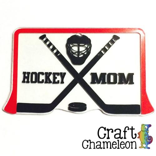 Hockey Sticks/Mask/Goal/Puck Blank Acrylic Shape - 3 Inch