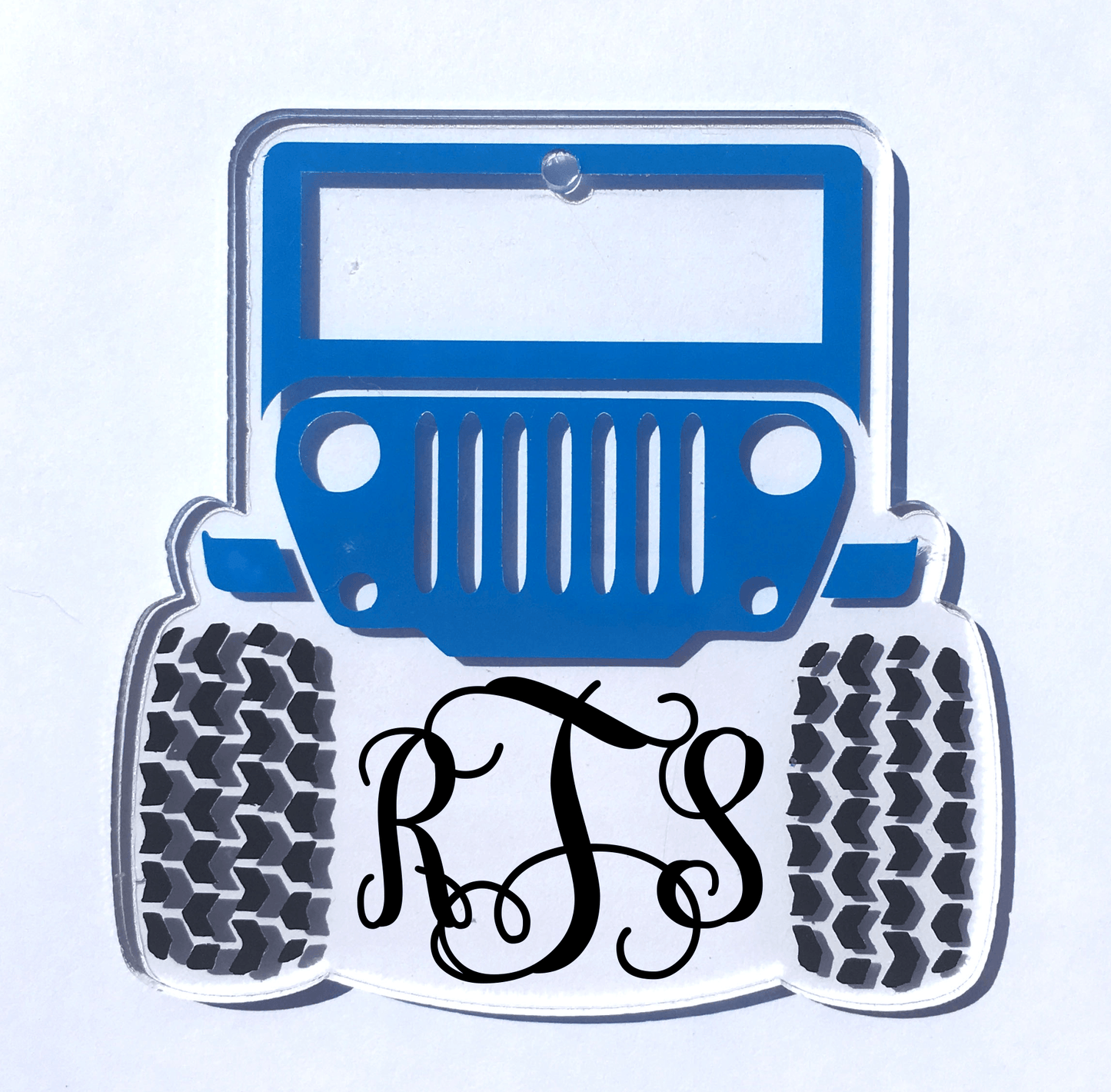 Jeep Front Blank Acrylic Shape - 3 Inch