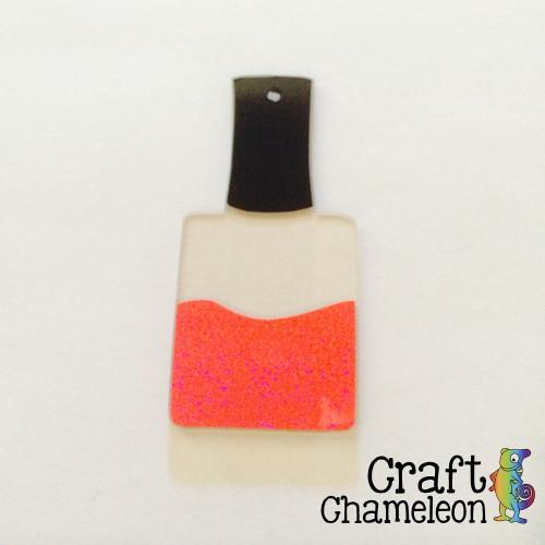 Nail Polish Bottle Blank Acrylic Shape - 3 Inch