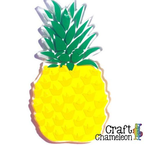 Pineapple Blank Acrylic Shape - 1.5 Inch - Set of 2