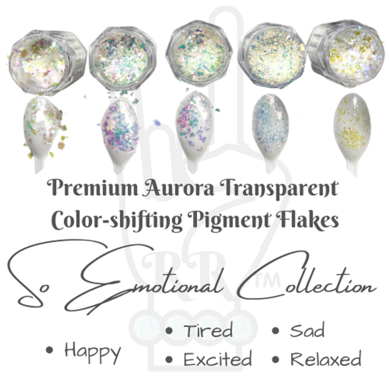 Happy Pearl Premium Color-shift Aurora Pigment Flakes - TUMBLER MAKER'S CHOICE
