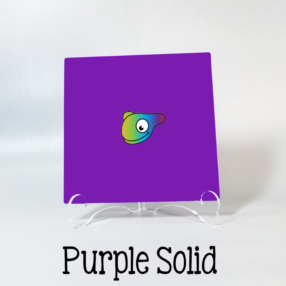 Purple Solid Color Acrylic Sheets - Multiple Sizes