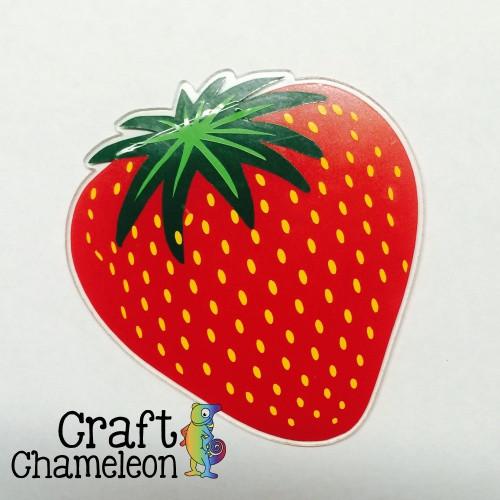 Strawberry Blank Acrylic Shape - 3 Inch