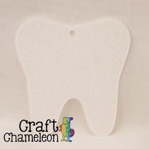 Tooth Blank Acrylic Shape - Charm - Set of 10