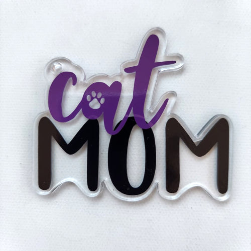 Cat Mom Blank Acrylic Shape - 3 Inch