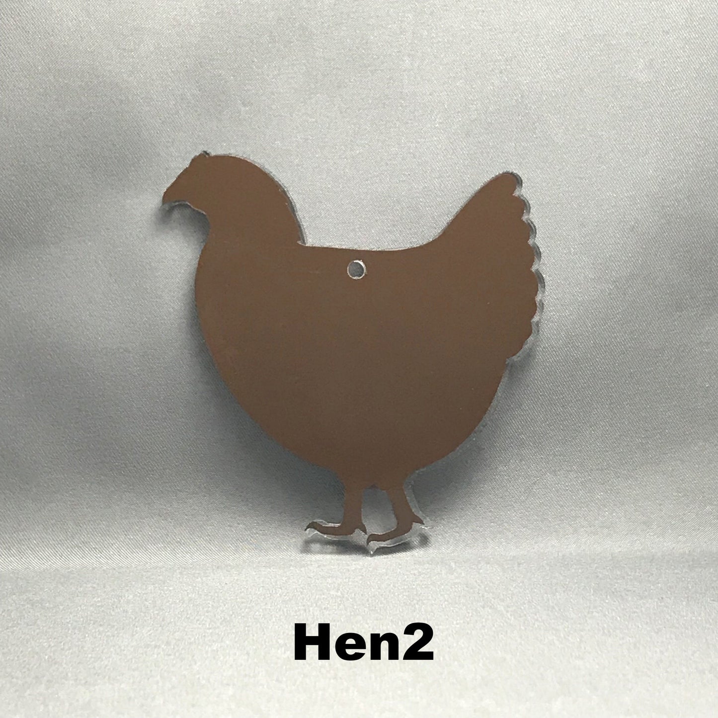 Hen Blank Acrylic Shape - 3 Inch