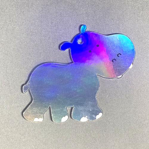 Hippo Blank Acrylic Shape - 3 Inch