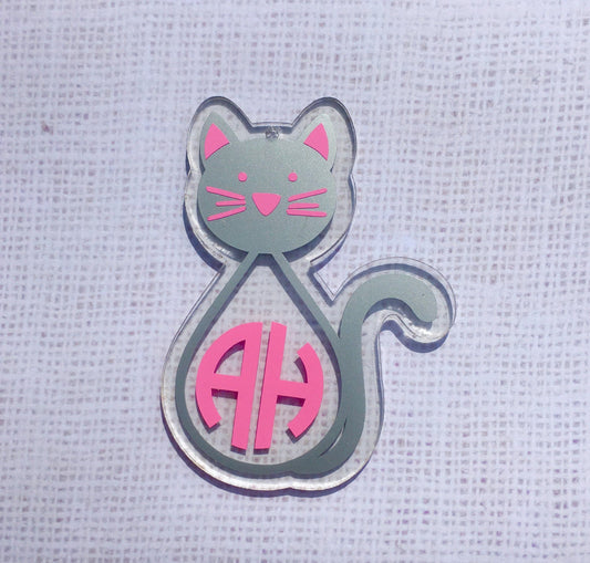 Kitty Cat Blank Acrylic Shape - 3 Inch