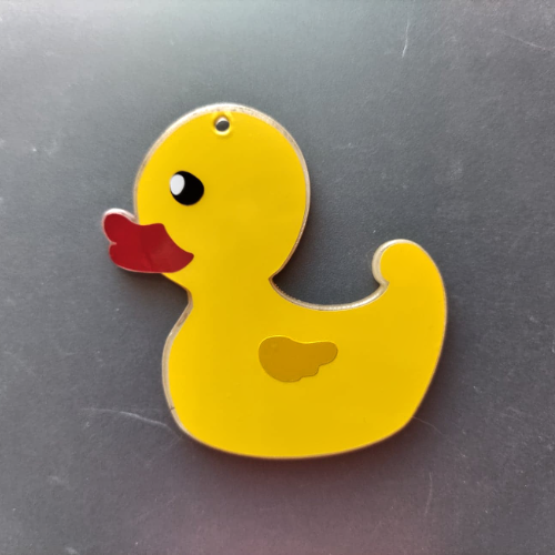 Rubber Duck Blank Acrylic Shape - 3 Inch