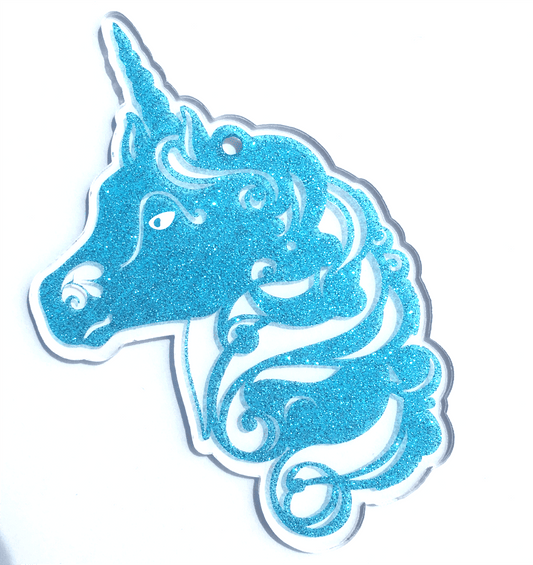 Unicorn Head Blank Acrylic Shape - 3 Inch