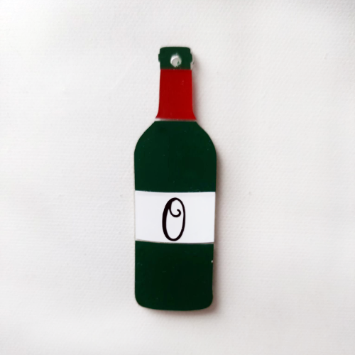Wine Bottle Blank Acrylic Shape - 3 Inch